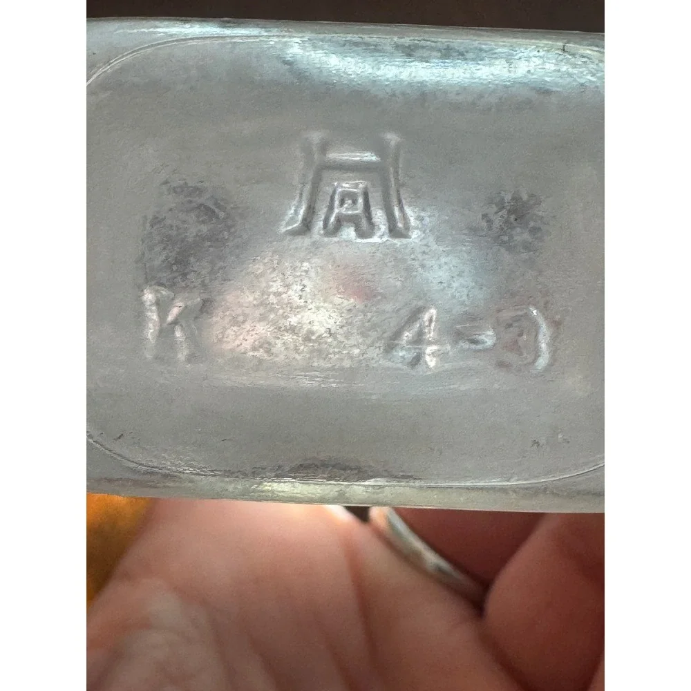 Antique VTG Apothecary Clear Glass Bottle Trio Hazel Atlas Lot set of 3 decor